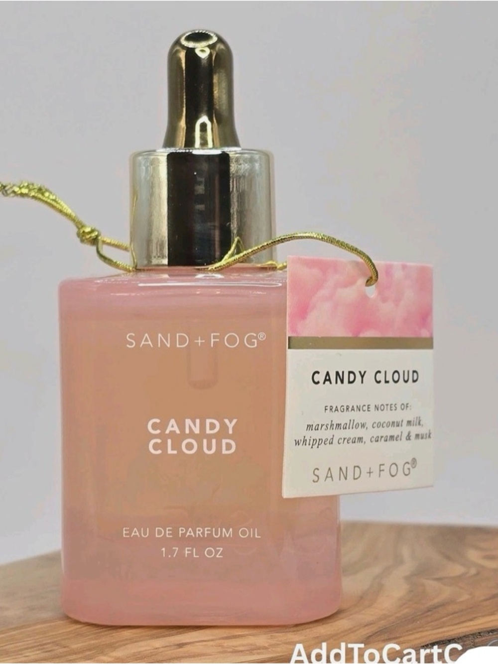 Sand+Fog Candy Cloud Pink Eau de Parfum Oil — Hydrating Body & Fragrance Oil